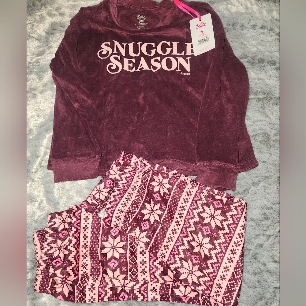 NWT JUSTICE PJ SET